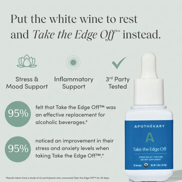 Apothekary: Take the Edge Off - Stress and Tension Support Tincture