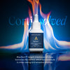Apothékary Blue Burn Tincture bottle with fiery effect representing metabolic boost