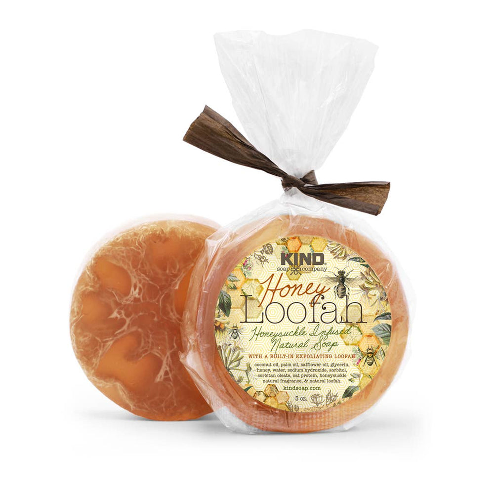 KIND Apothecary: Honey Loofah Bar Soap
