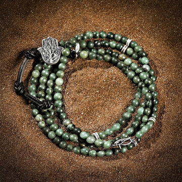 Karma & Luck - Path To Healing - Jade Wrap Bracelet