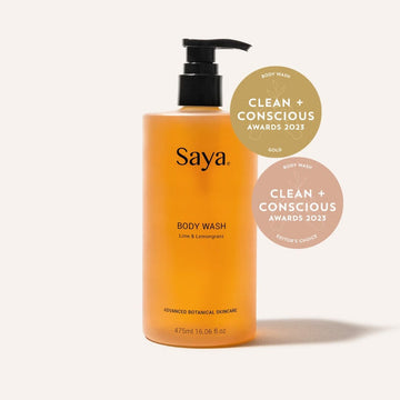 Saya Lime & Lemongrass body wash