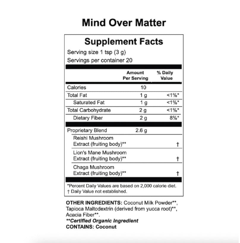 Apothekary: Mind Over Matter - Focus & Cognition Herbal Supplement