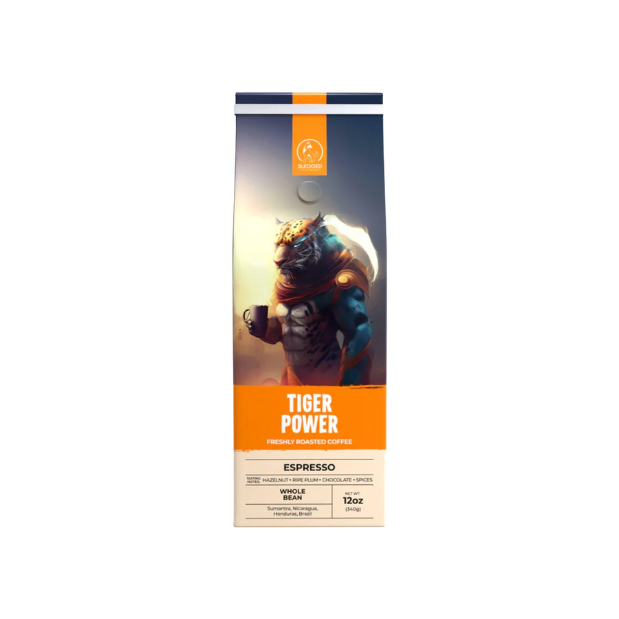 3Legged: Tiger Power Espresso Whole Beans