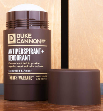Duke Cannon Supply Sandalwood & Amber Natural Charcoal Deodorant & Antiperspirant