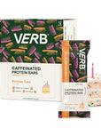 Verb Caffeinated Protein Bar - Birthday Cake