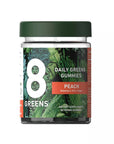 8Greens Daily Greens Vegan Gummies Dietary Supplement - Peach