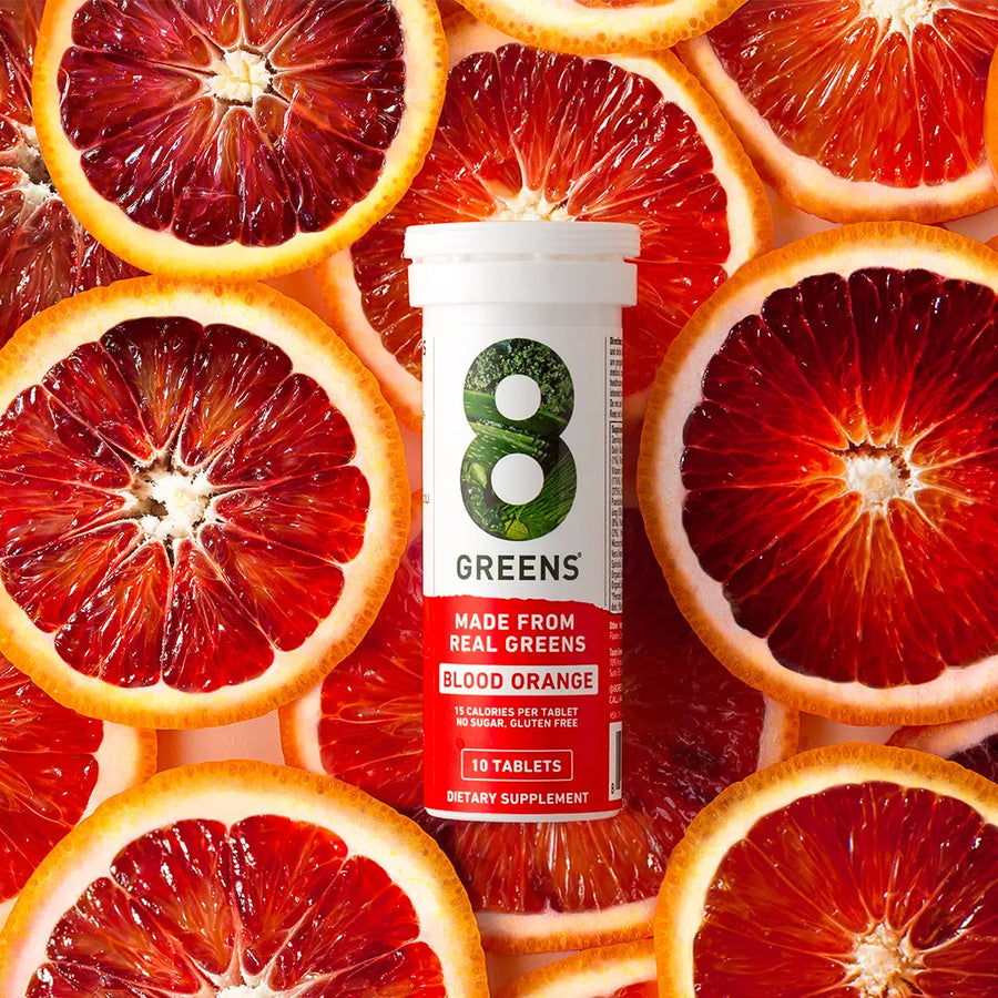 8 Greens Blood Orange Effervescent Tablet