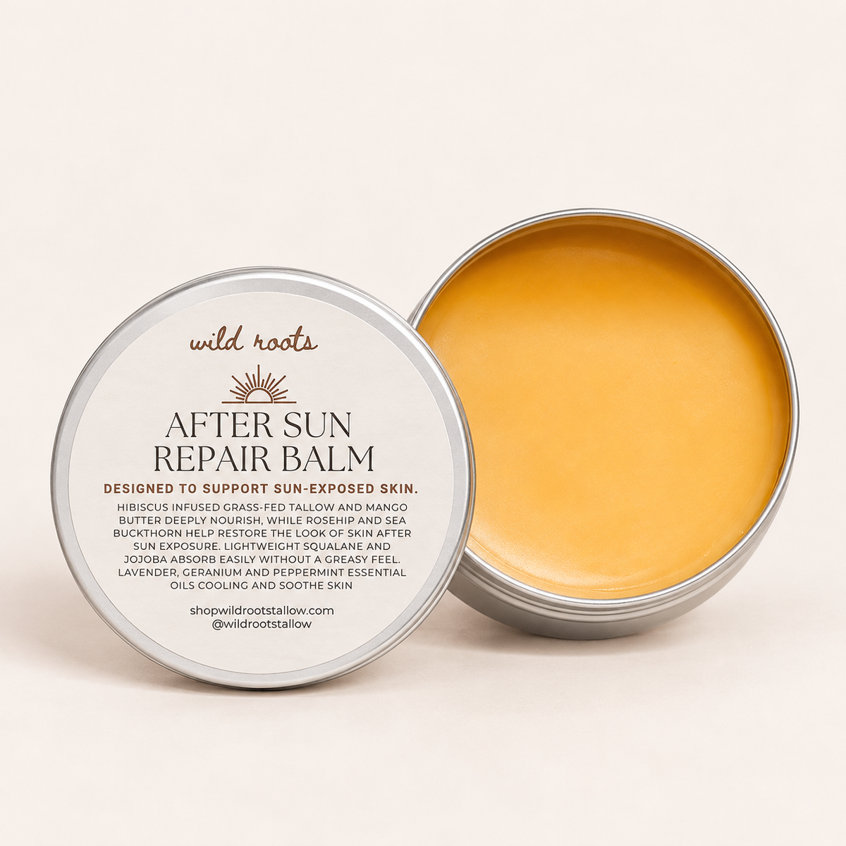 After Sun Repair Balm with Tallow & Sea Buckthorn 2oz
