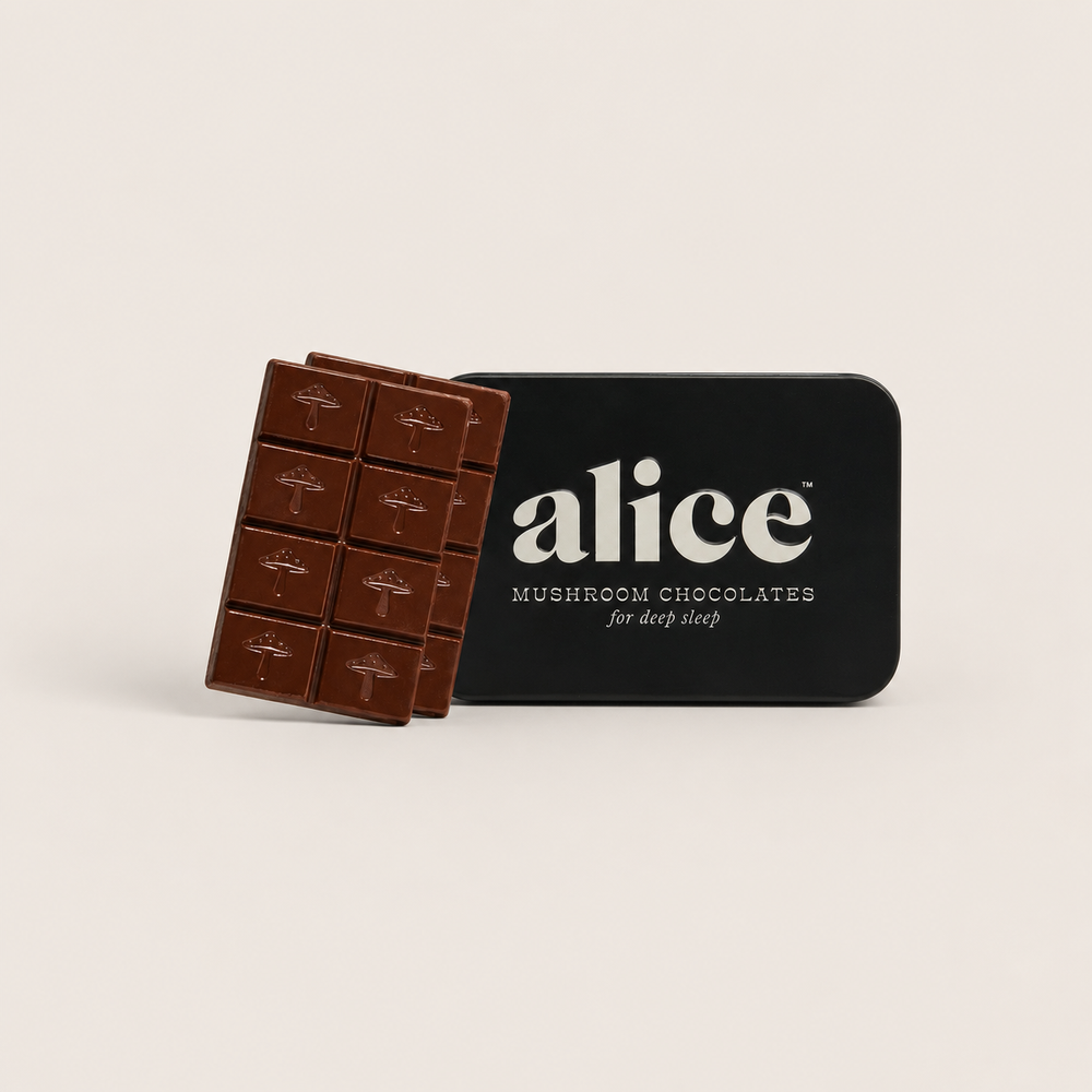 Alice Mushrooms Nightcap: Functional Mushroom Chocolate for Sleep