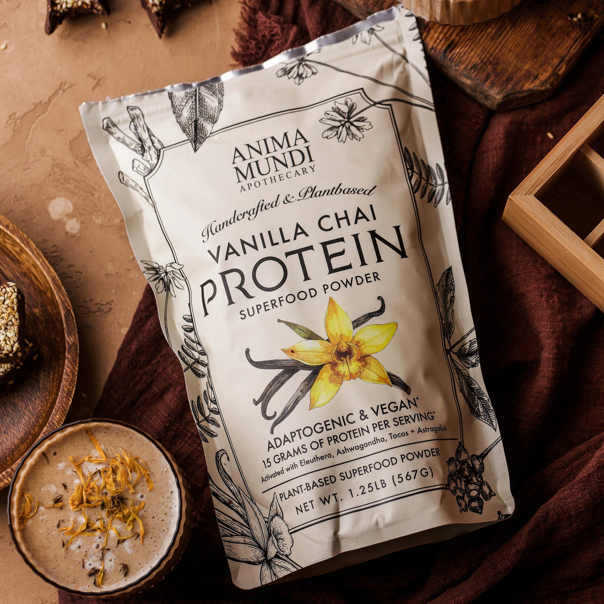Vanilla Chai Protein | Adaptogenic Superfood Powder