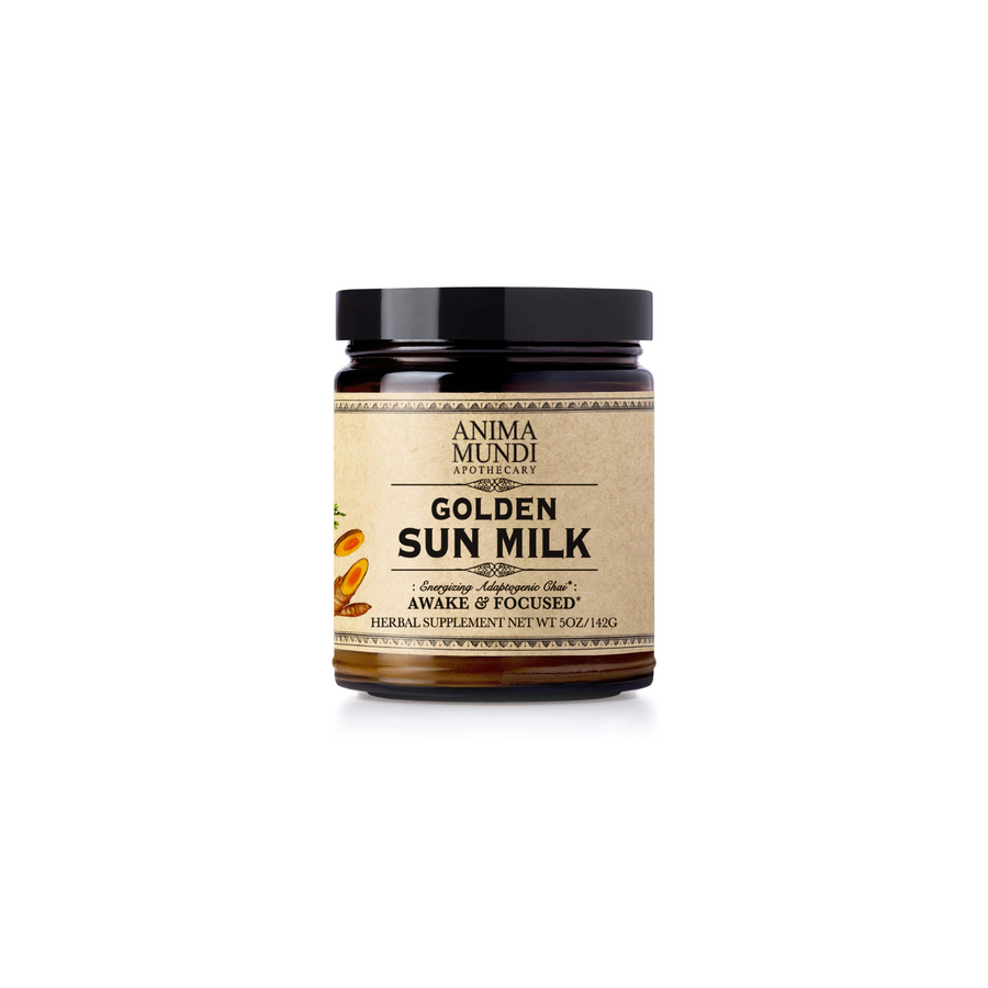 Anima Mundi Golden Sun Milk: Energizing Adaptogenic Chai Powder