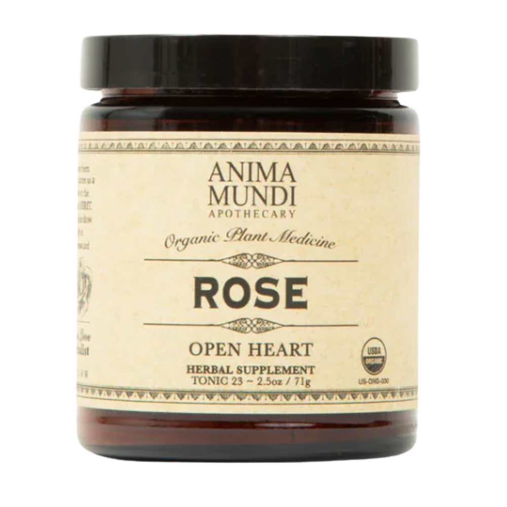 Anima Mundi Rose Powder: 100% Organic Heart Opener