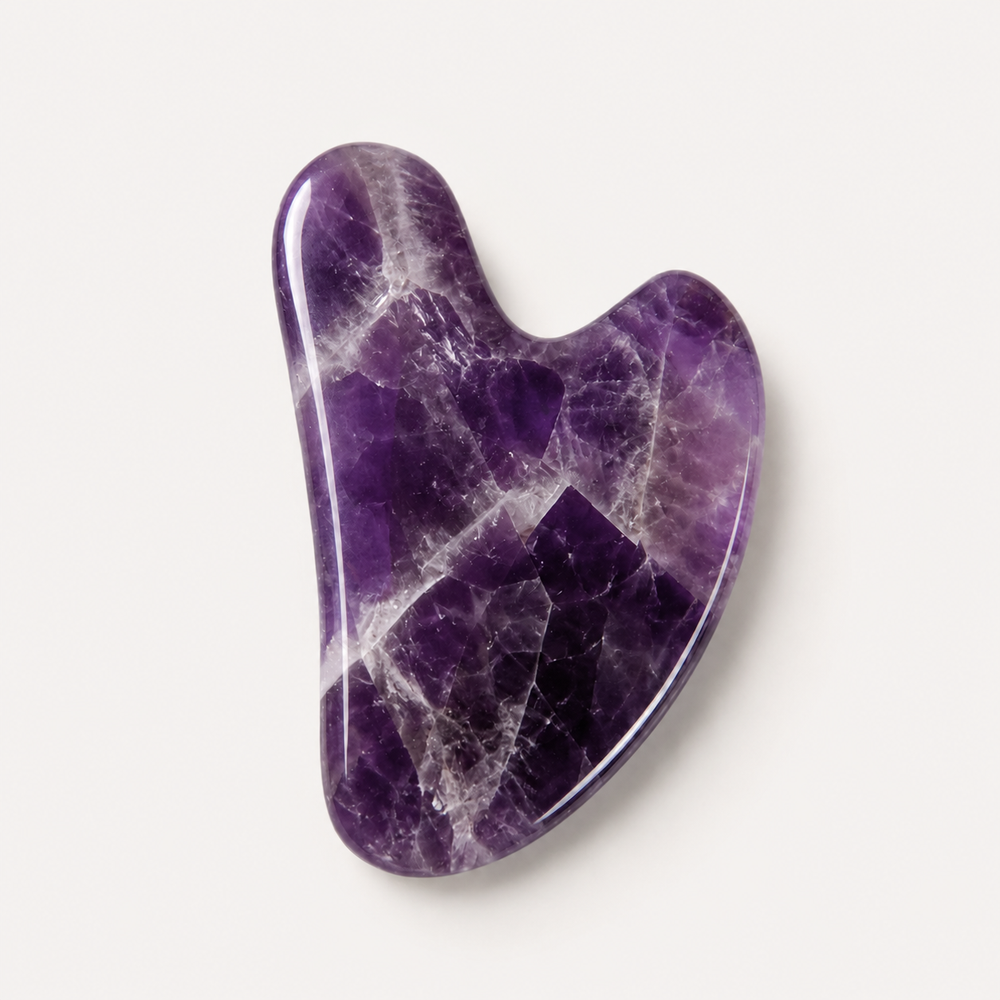 Anima Mundi: Amethyst Hand Carved Gua Sha