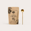 Anima Mundi Heirloom Cacao Ceremonial Cacao Powder & Anima Mundi Handmade Brass Spoon