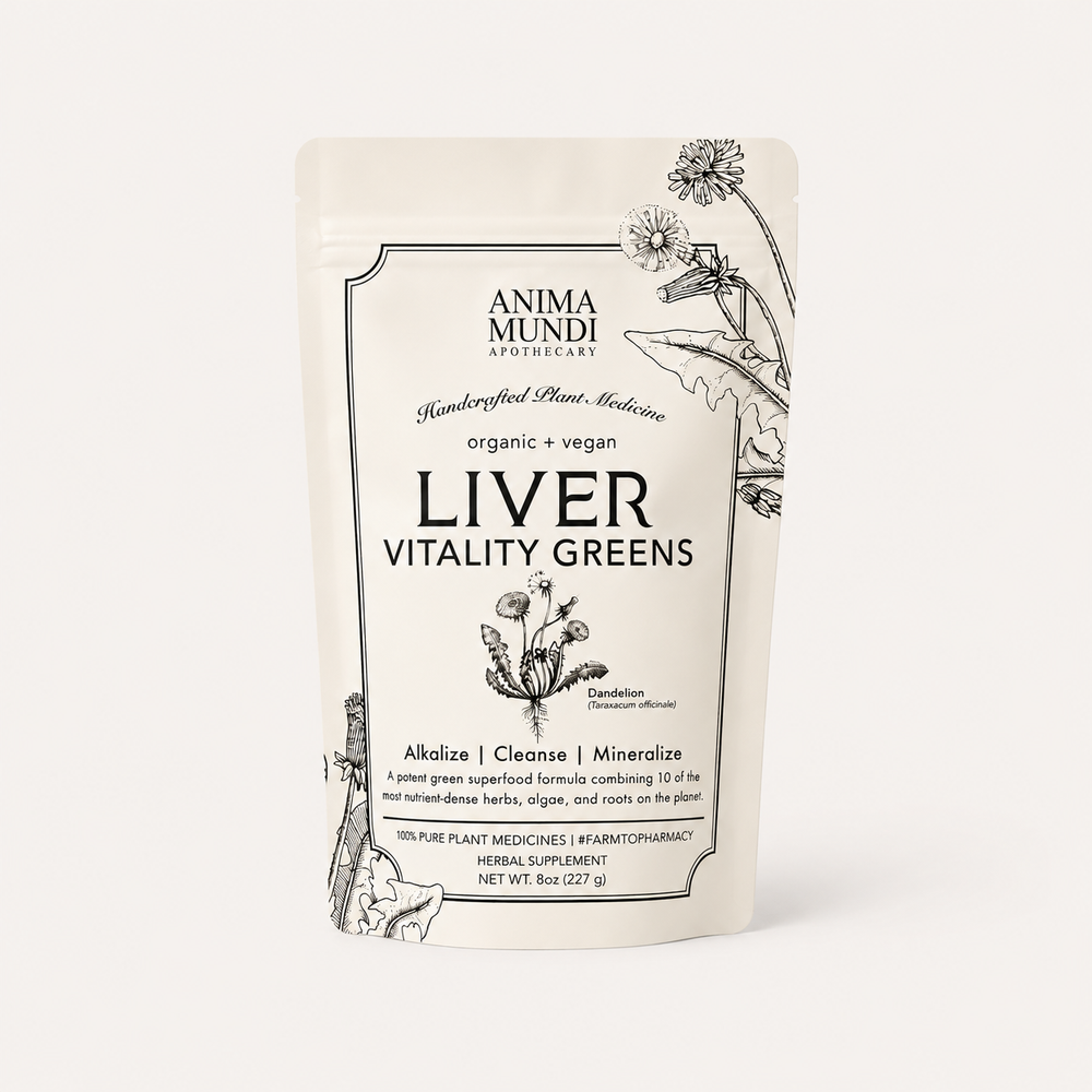Anima Mundi Liver Vitality: Daily Greens & Liver Detox Supplement 8oz