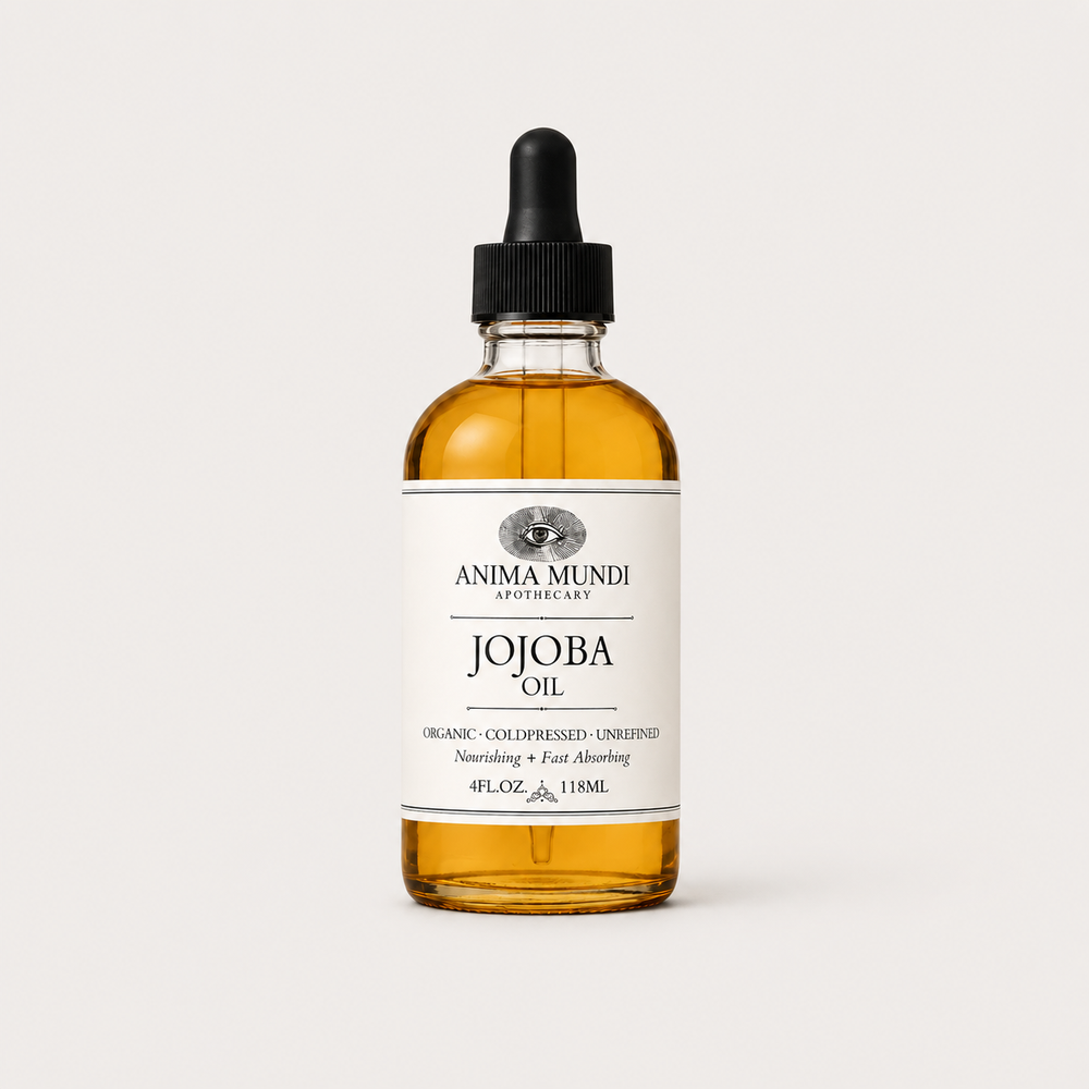 Anima Mundi Organic Jojoba Oil: Cold-Pressed & Unrefined - 4 fl oz
