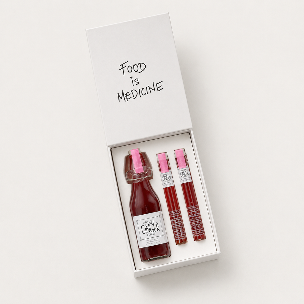 Annie's ginger elixir: Organic Gut Health + Immunity boost - Shot Gift Box