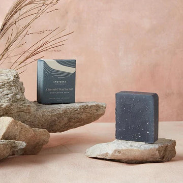 Apoterra: Charcoal & Dead Sea Salt Complexion Soap