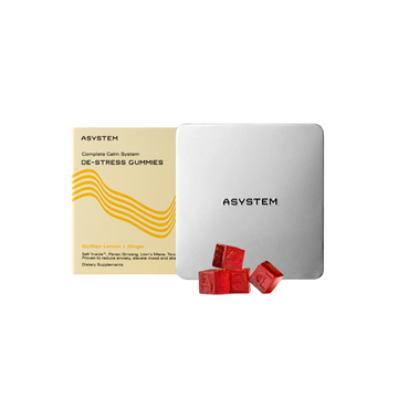 Asystem De-Stress Gummies: Sicilian Lemon + Ginger