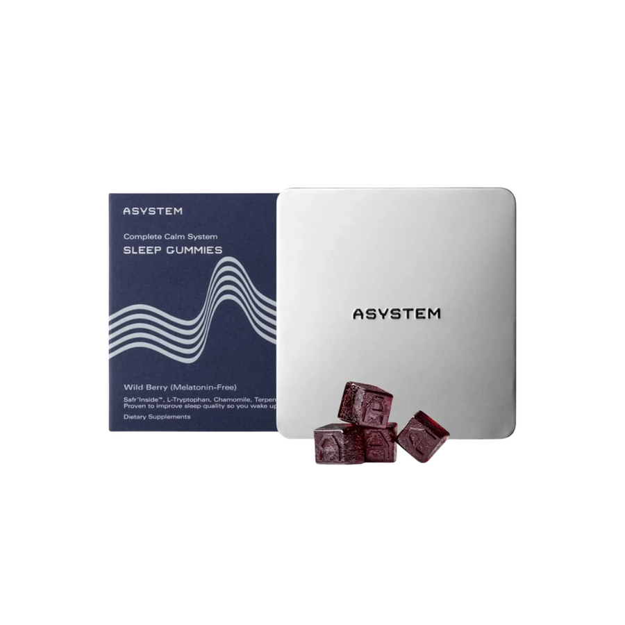 Asystem Sleep Gummies: Wild Berry (Melatonin Free)