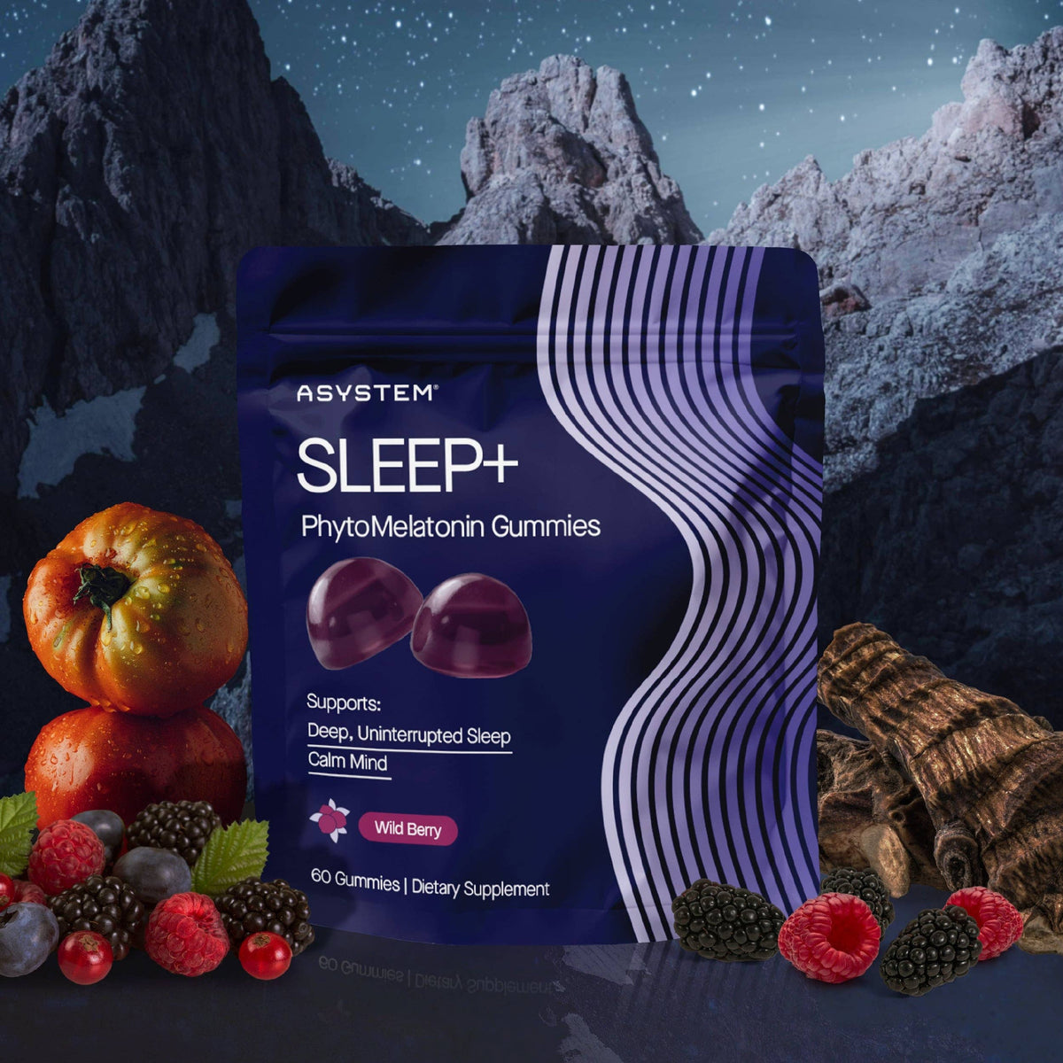 Melatonin Sleep Gummies: Wild Berry | Fall Asleep Faster