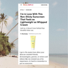Bask: Sheer Moisturizing SPF 30 Sunscreen - Travel Size