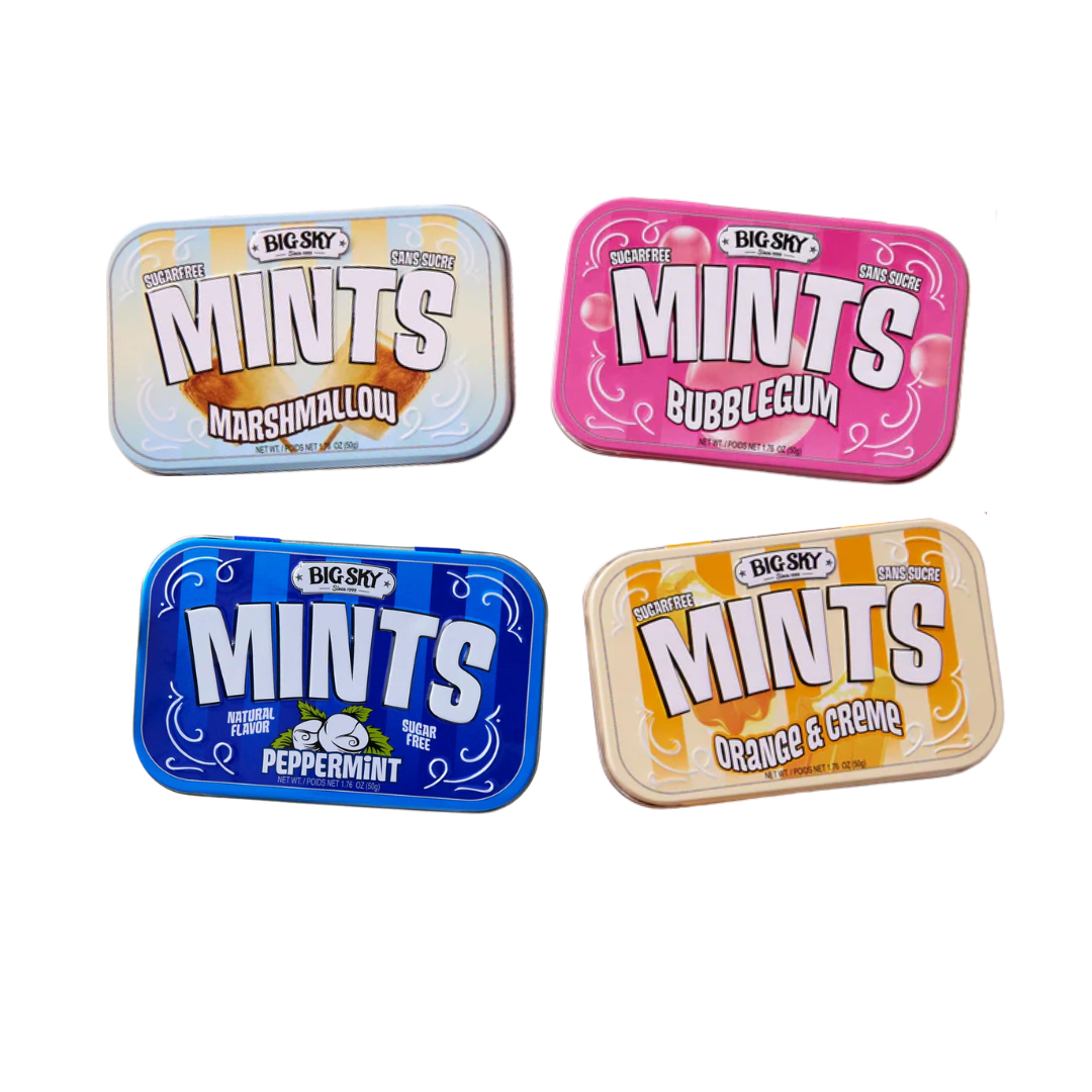 Big Sky Mints – Sugarfree, Kosher, Non-GMO & Gluten-Free | Source & Self
