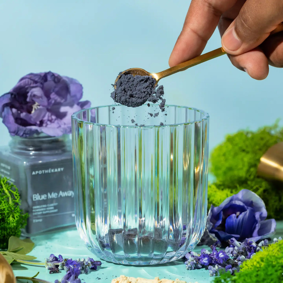 A scoop of blue me away supplement