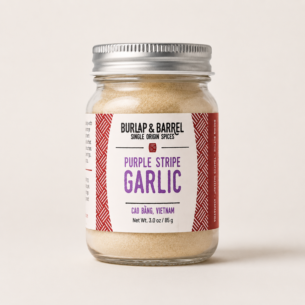 Burlap & Barrel: Purple Stripe Garlic