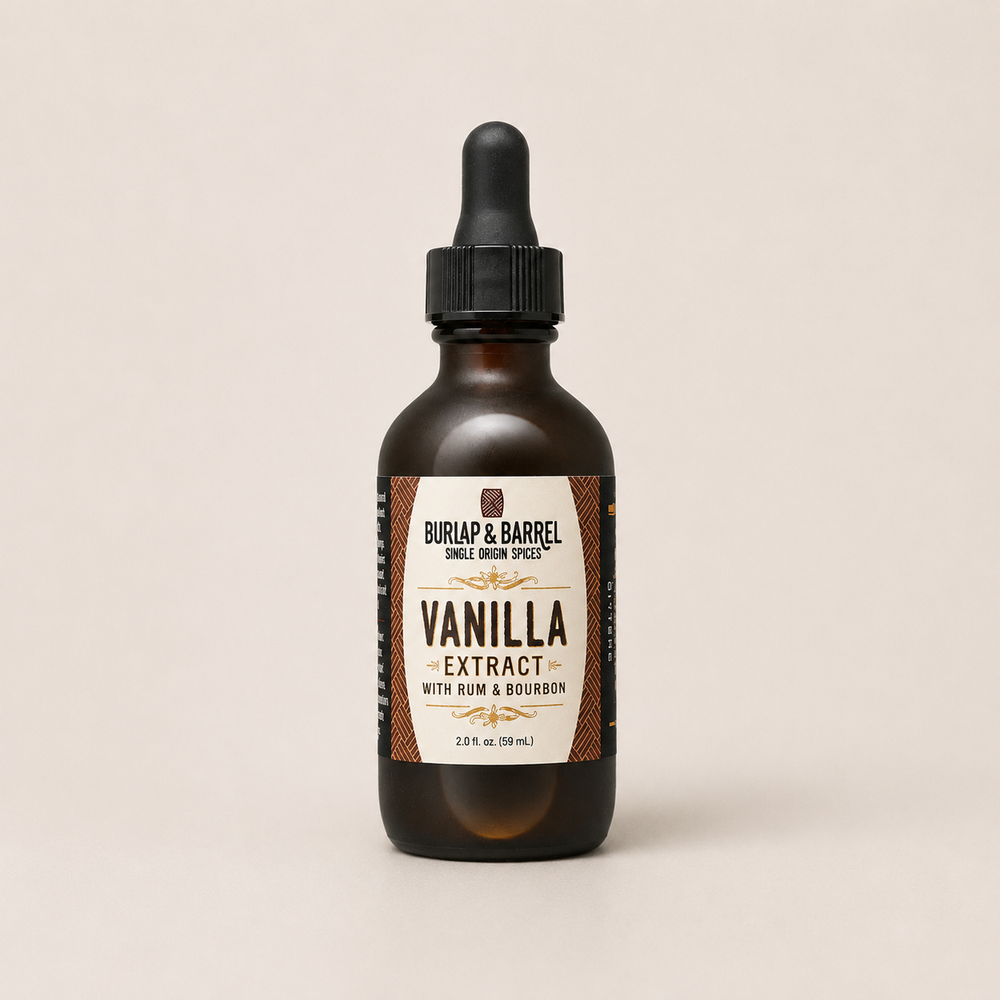 Burlap & Barrel: Vanilla Extract - 2oz Dropper - Single Origin Extract