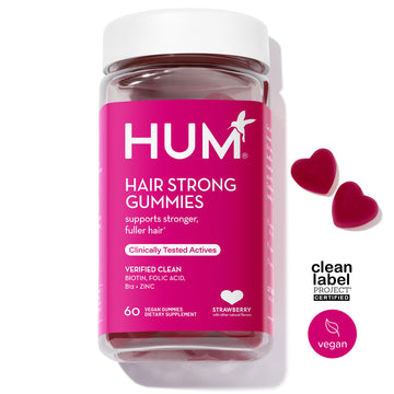 HUM Hair Strong Gummies - 60 Ct Hair Support Supplement