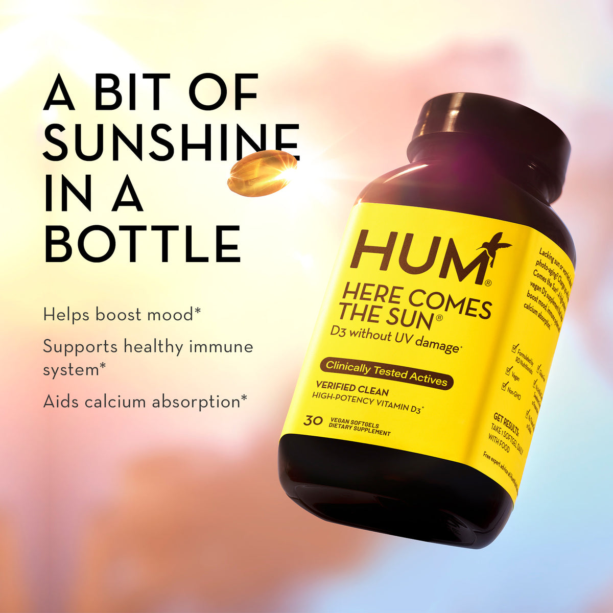 Here Comes The Sun - Vitamin D3 Supplement