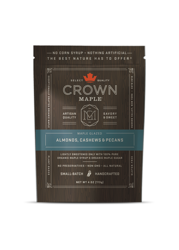 Crown Maple: Maple Glazed Almonds, Cashews & Pecans