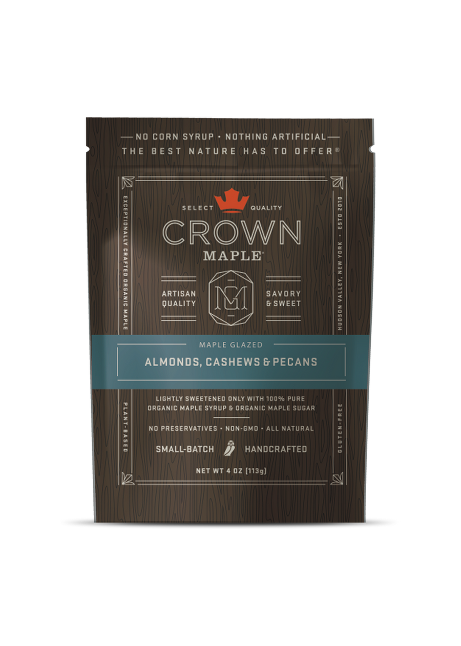 Crown Maple: Maple Glazed Almonds, Cashews & Pecans