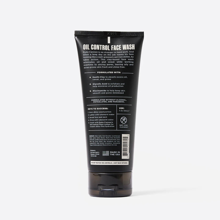 Duke Cannon - Oil Control Face Wash