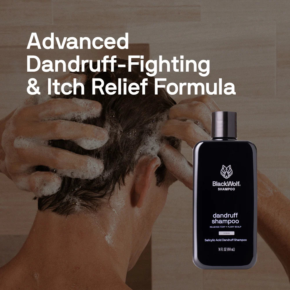 Dandruff-Fighting Black Wolf Shampoo