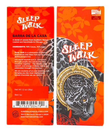 Dark Matter Coffee: Sleep Walk Chocolate Barra De La Casa