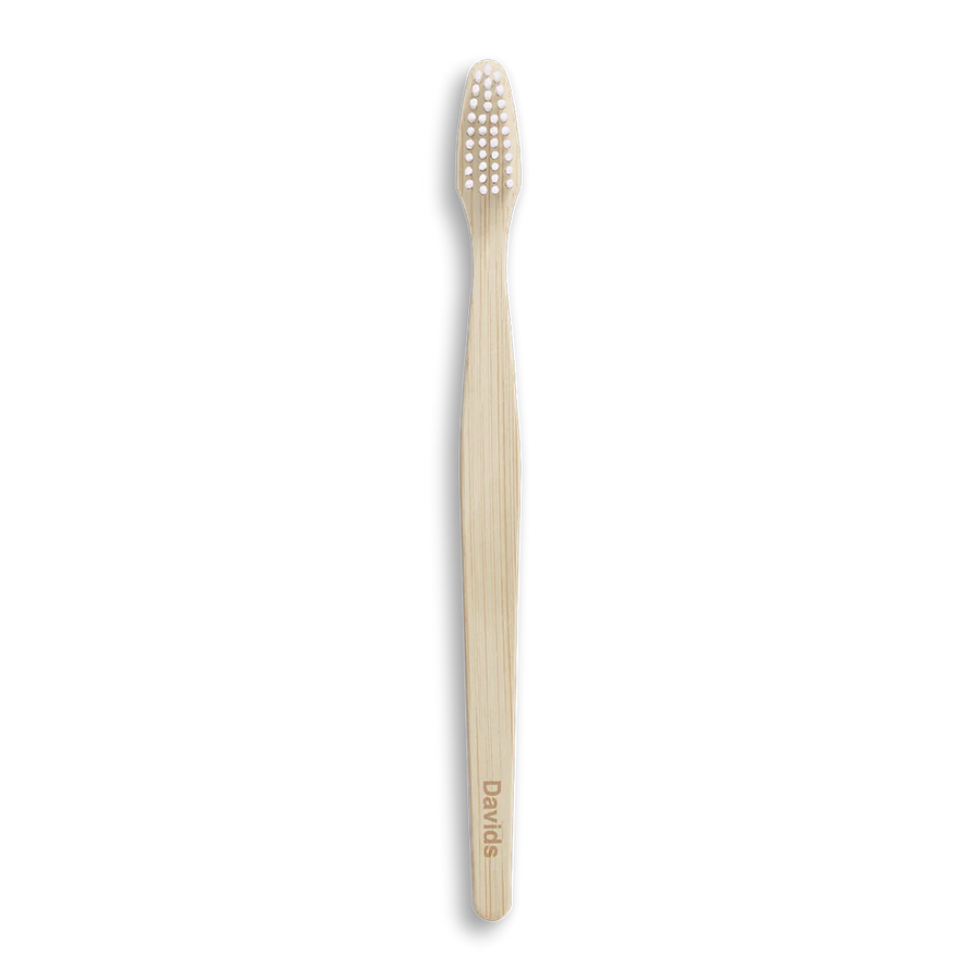 Davids Natural Toothpaste: Davids premium bamboo toothbrush | adult soft | single