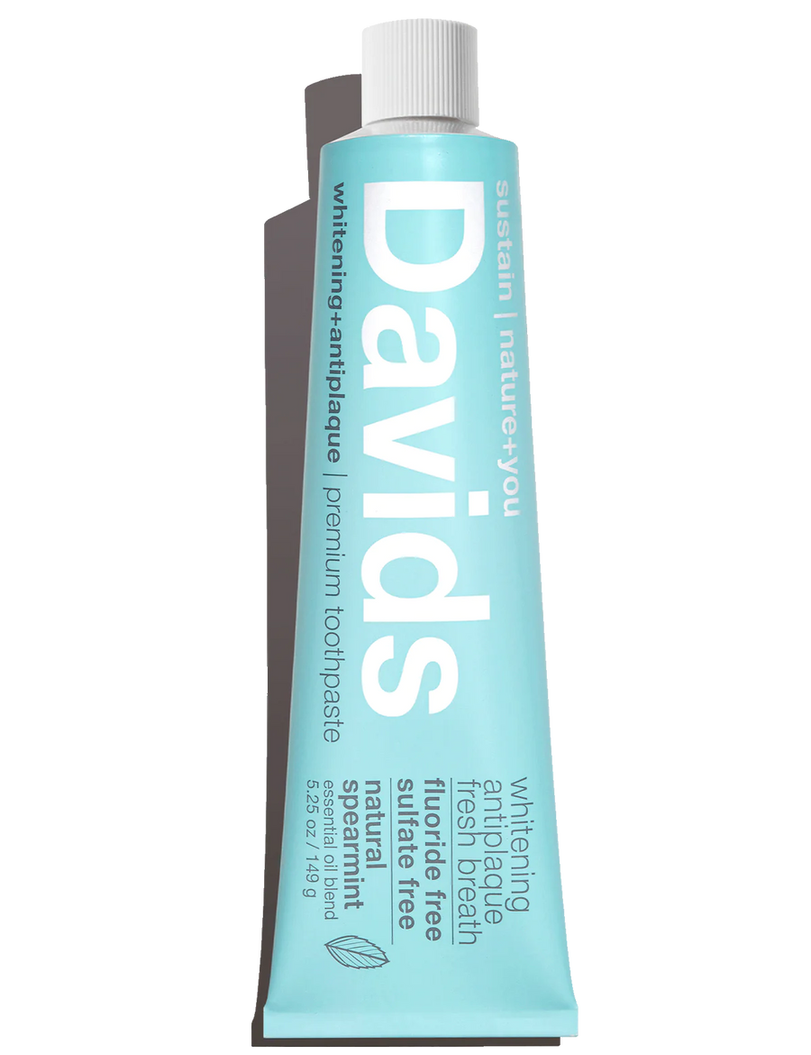 Davids Natural Toothpaste: Davids premium toothpaste  /  spearmint