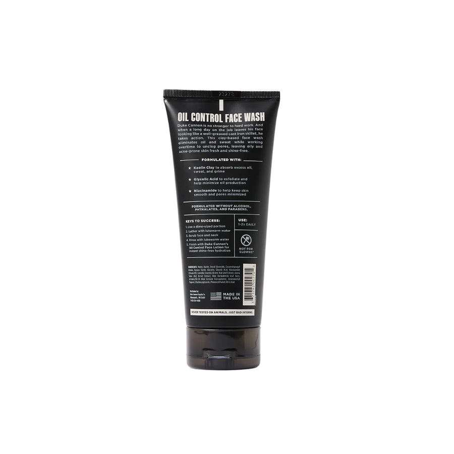 Duke Cannon - Oil Control Face Wash