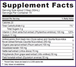 DUOLIFE Keratin Hair Complex supplement facts and nutrition label showing ingredients and dosage details