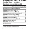 Euphoria Elixir Supplement Facts