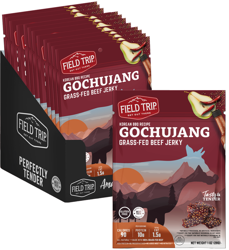 Field Trip: Grass-Fed Beef Jerky -GOCHUJANG KOREAN BBQ 1 oz