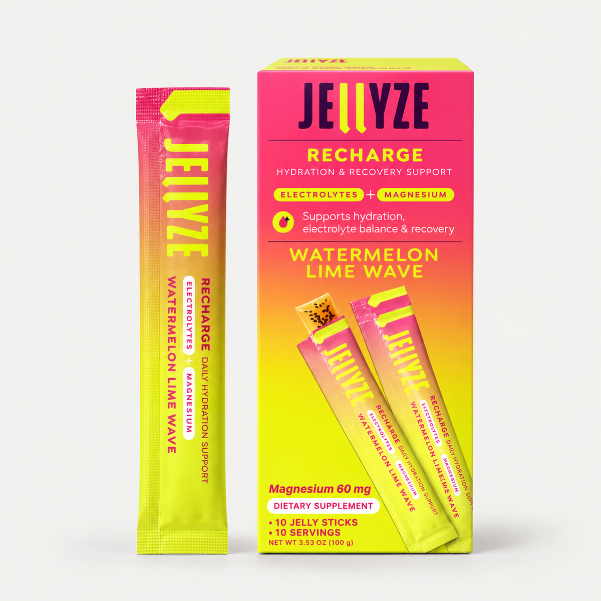 Recharge Hydration & Recovery Support Jelly Sticks