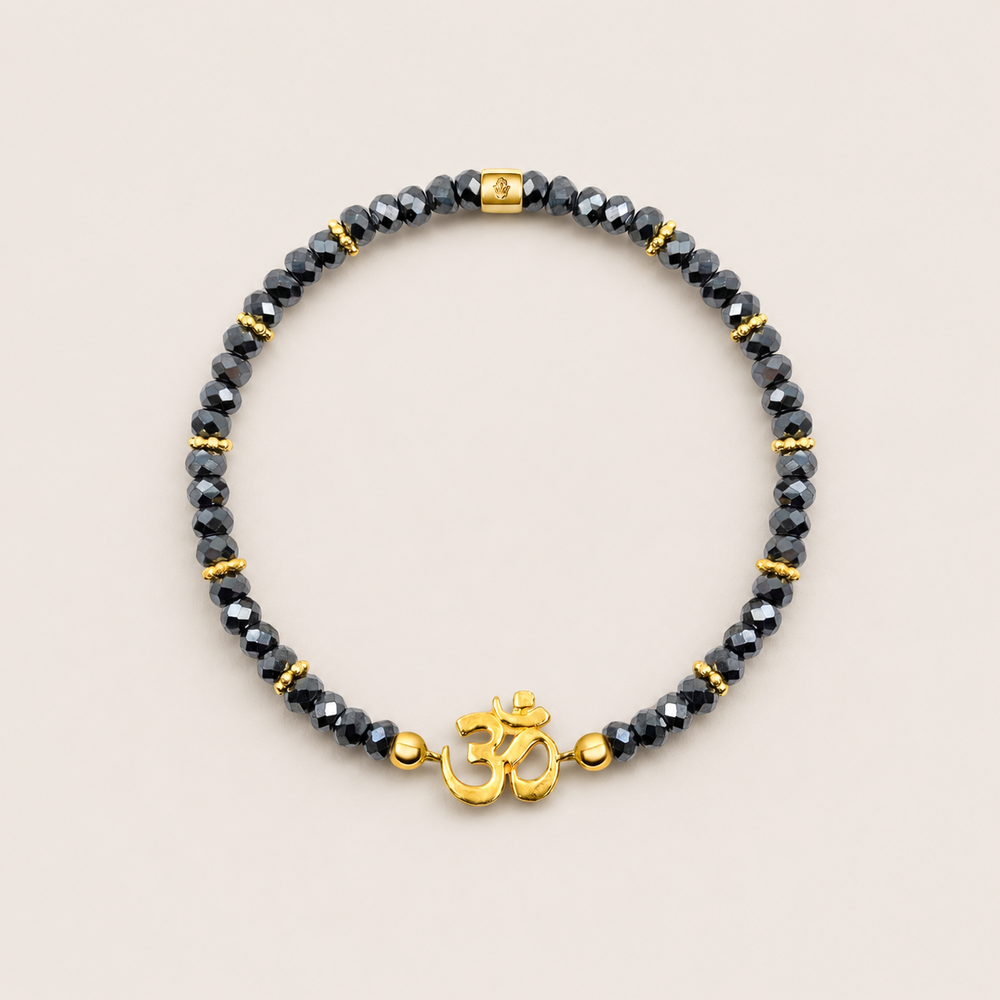 Karma & Luck - Peace and Tranquility OM Charm Bracelet