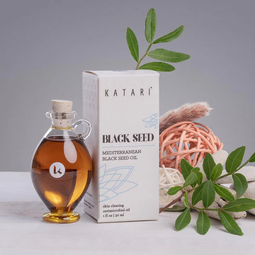 Katari Beauty- Black Seed Anti-Acne Skin Healing 100% Pure Cold-Pressed Oil