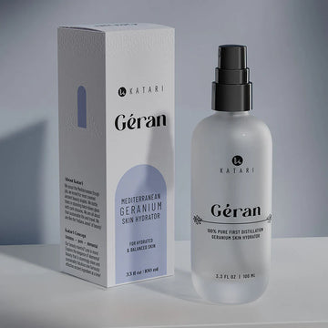 Katari Beauty - Geran - Geranium Hydrating Mist | 100% Pure Vapor Distilled Hydrosol