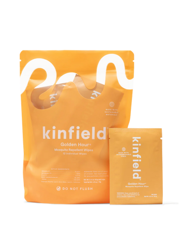 Kinfield: Golden Hour Wipes - Mosquito Repellent