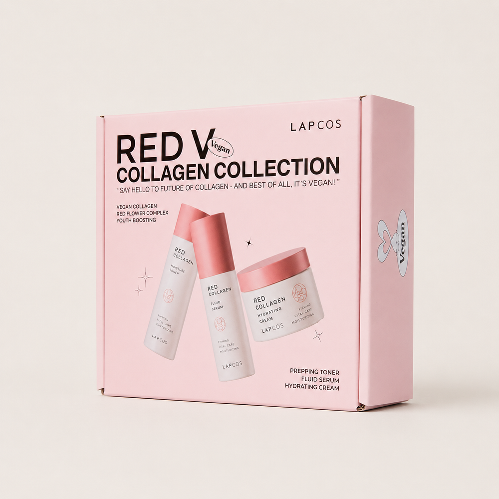 LAPCOS: Red Vegan Collagen 3-Step Set
