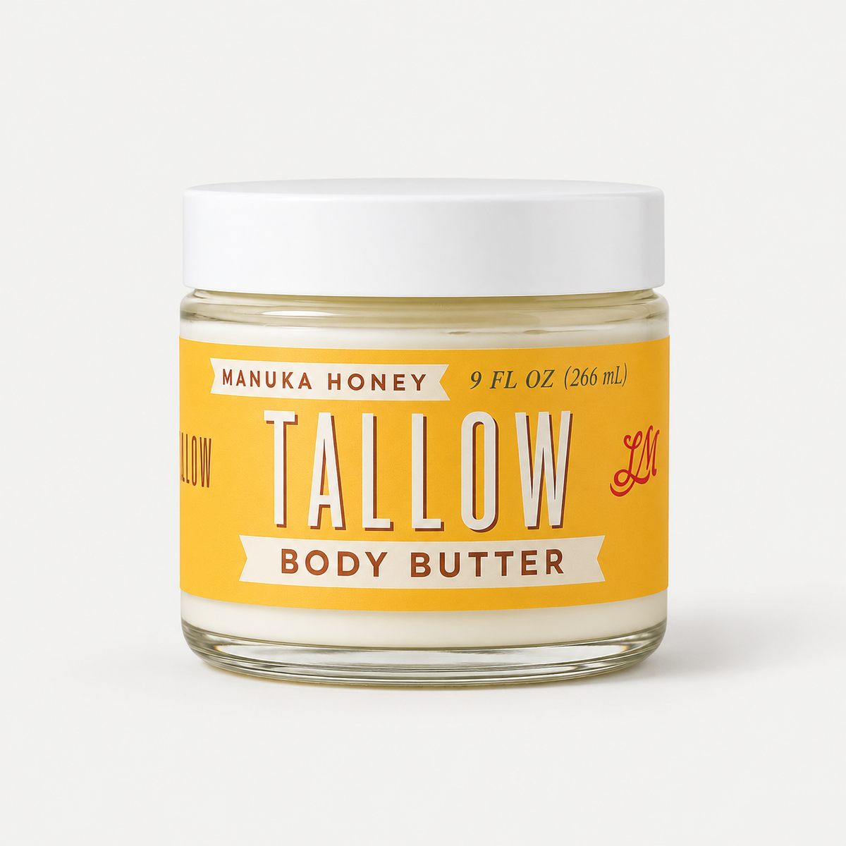 Manuka Honey + Rosehip Tallow Body Butter 2oz
